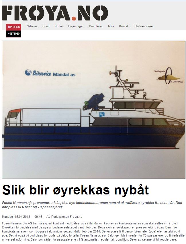 øyrekka nybåt